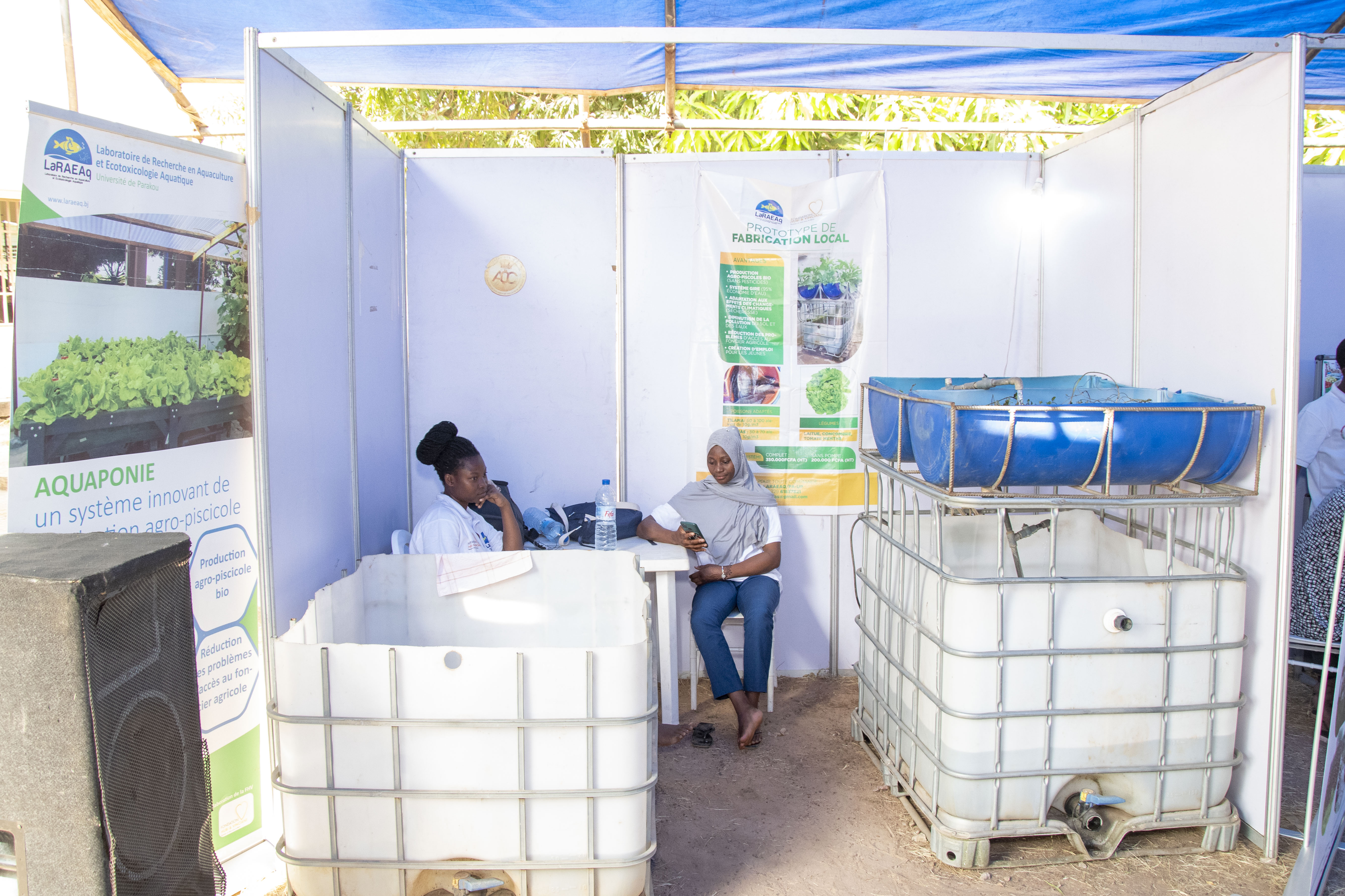 Technologie culture aquaponique SNAE Campus de Parakou